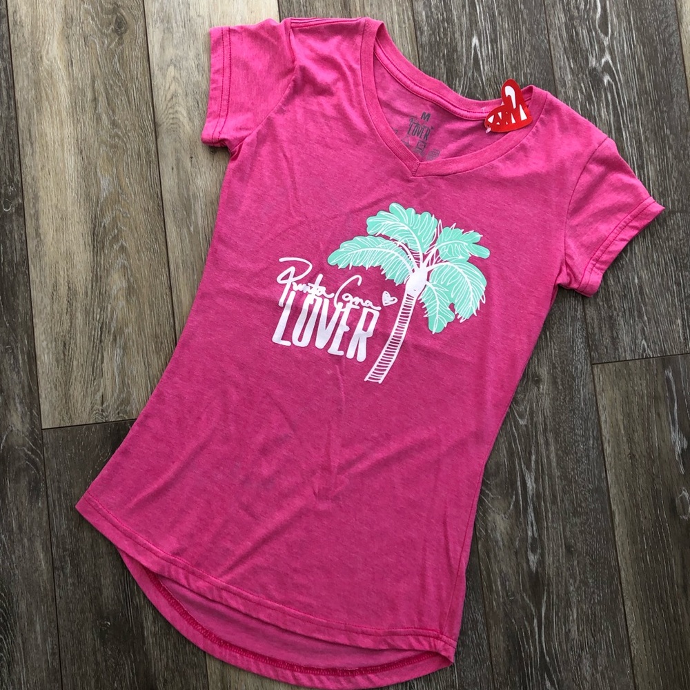 Pink Punta Cana lovers tshirt size M